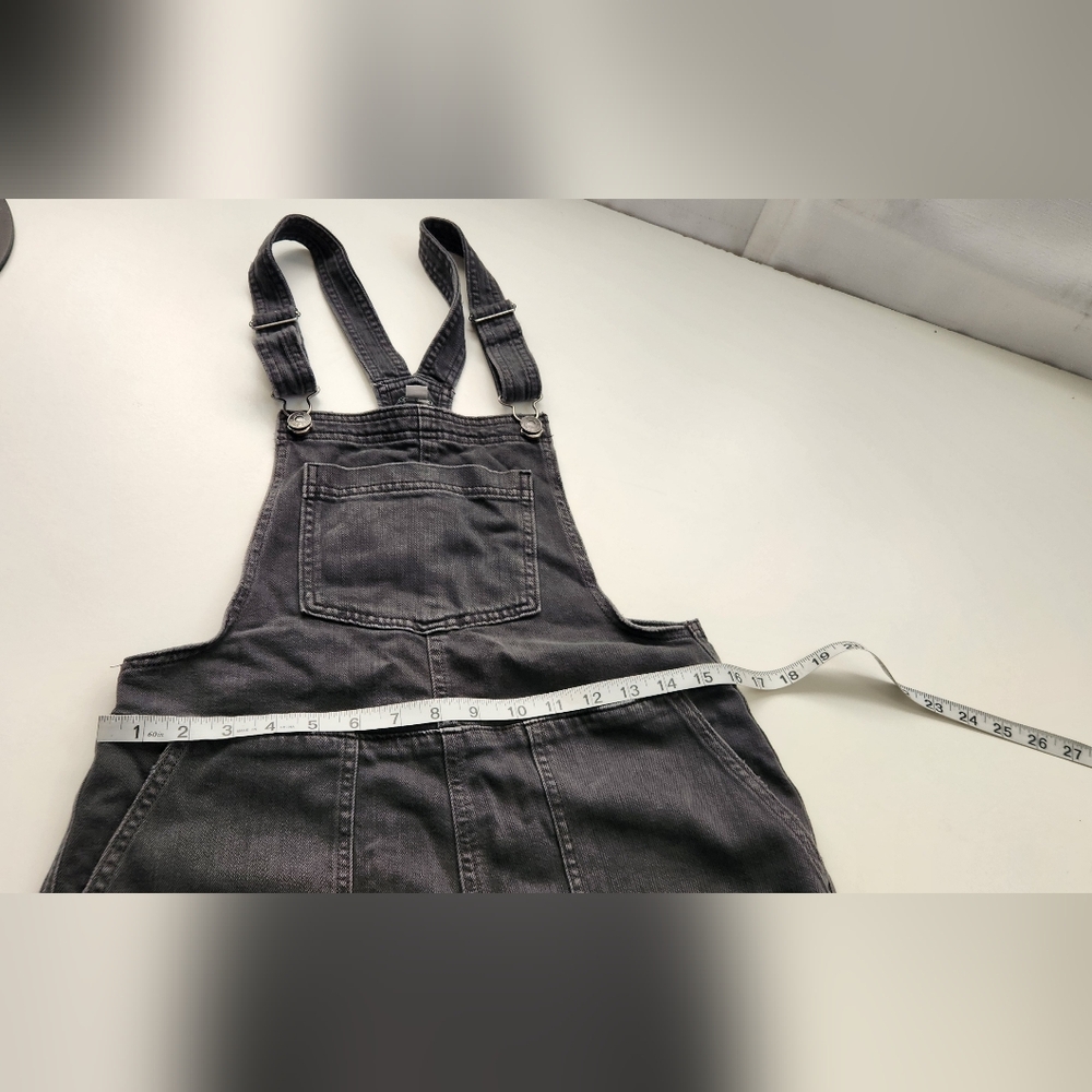 Aerie Washed Black Denim Shortalls - Size XS - Picture 9 of 12